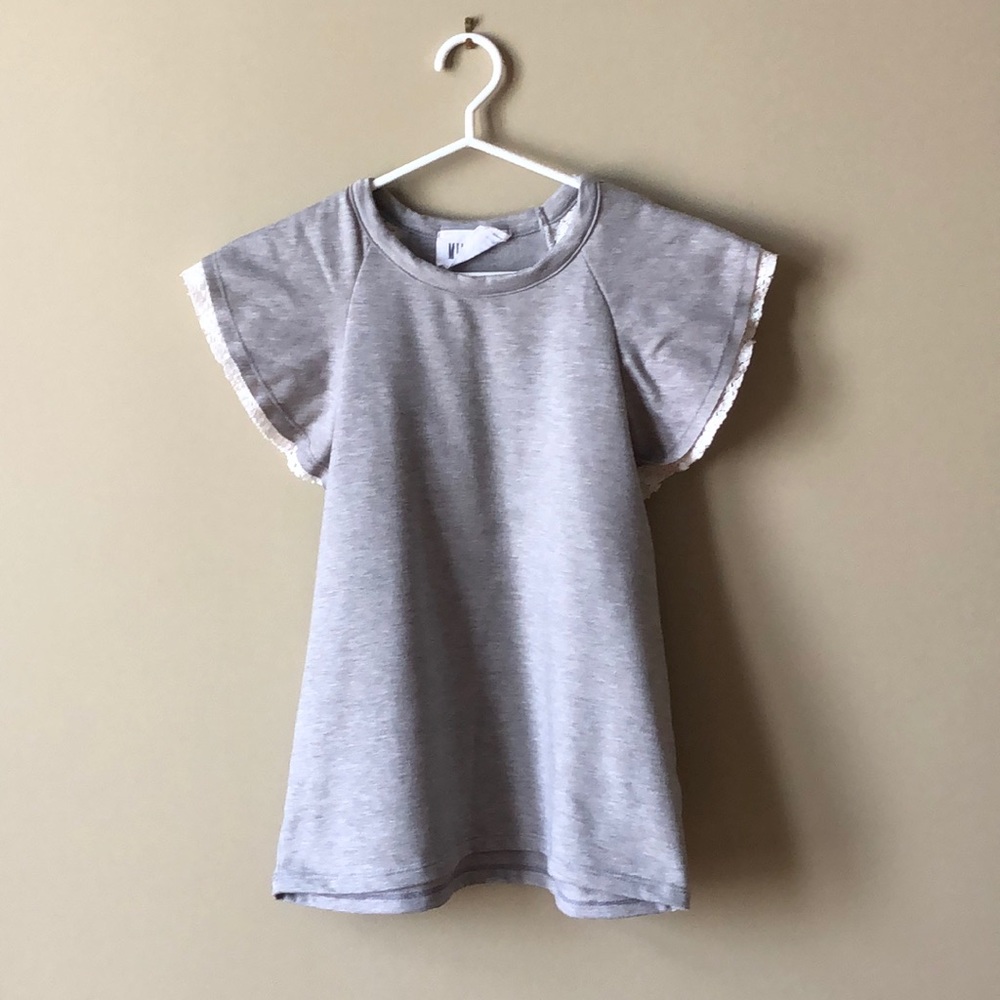Milky Way Shirt👚 Grey & White Layered Sleeve
